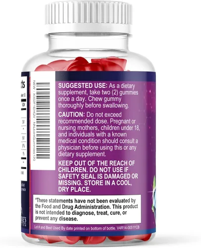 Miniatura 8 de Gomitas de apoyo articular – Glucosamina Plus Vitamina E Suplemento de apoyo articular de la naturaleza para molestias ocasionales para espalda