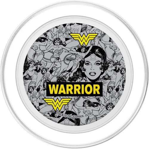 Miniatura 2 de Wonder Woman Warrior Pattern PopSockets MagSafe PopGrip para iPhone