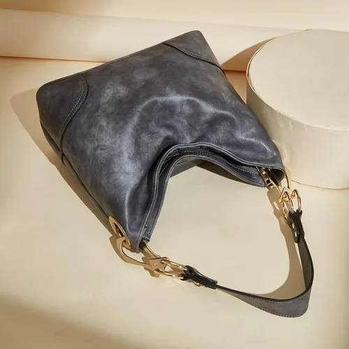 Miniatura 6 de FOXLOVER Bolsos estilo hobo de cuero sintético para mujer, estilo vintage, grandes, bolso cruzado para el hombro, bolso de mano para mujer