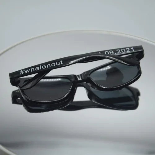 Miniatura 2 de GZLDGIFTS Gafas de sol personalizadas para fiesta de boda a granel, regalos para invitados de boda – Lentes de sol personalizados para despedidas