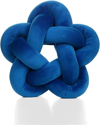 Miniatura 8 de chislim Bolas de almohada, almohada redonda con nudo hecho a mano, almohadas redondas de felpa decorativas para el hogar, para sofá, dormitorio