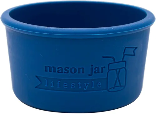 Miniatura 10 de Mason Jar Lifestyle - Fundas de silicona de 4 onzas para proteger bolas pequeñas, Kerr, tarros de conservas acolchados (gris carbón, paquete de 2)