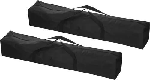 Miniatura 11 de PATIKIL Bolsa de repuesto para silla de campamento de 39 pulgadas, paquete de 2 bolsas de transporte plegables de nailon, bolsa grande