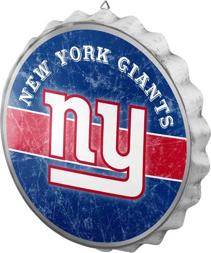 Miniatura 20 de NFL Team Logo Distressed Metal Hanging Wall Bottle Cap Sign