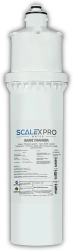 Game Changer - Cartucho de filtro de agua de 12 pulgadas, compatible con cabezales de cambio rápido Everpure, Pentair, Omnipure de alta capacidad