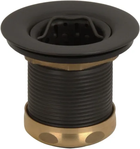 Miniatura 2 de Westbrass D218-12 Conjunto de drenaje de fregadero de lavandería y barra junior con cesta coladora extraíble, bronce aceitado Oil Rubbed Bronze