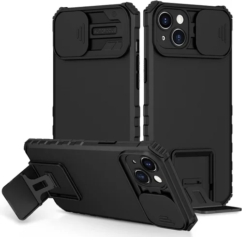 Miniatura 150 de Funda compatible con Xiaomi Redmi Note 12 Pro 4G Dimensional Soporte Ventana Deslizante Teléfono Móvil Funda Protectora a Prueba de Golpes Funda