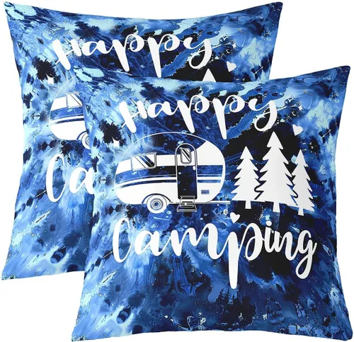 Miniatura 18 de Funda de almohada reversible con estampado para cama o sofá, decoración de coche de campamento, funda de cojín decorativa de granja occidental de 16