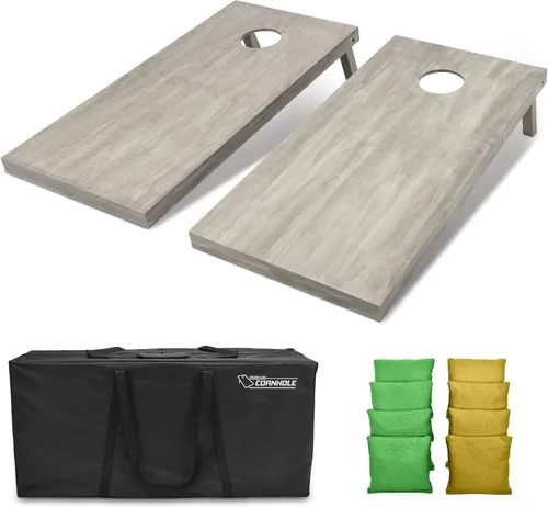 Miniatura 50 de GoSports Juego de tablas de cornhole de madera de tamaño reglamentario de 4 x 2 pies, incluye funda de transporte y bolsas de frijoles