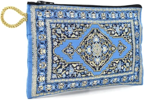 BDM - Monedero billetero turco con Estampado Floral 2-Azul