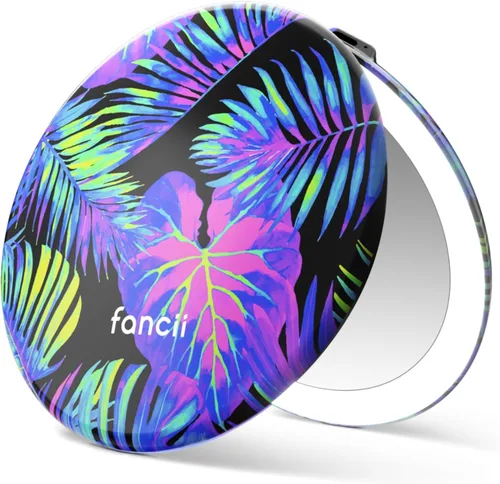 Miniatura 10 de Fancii Taylor espejo de maquillaje de viaje con luz LED, recargable, aumento 10x/1x, sistema de iluminación Tru-Glow, XL grande de 5 pulgadas