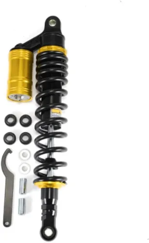 Miniatura 6 de 13.780 in 13.8 pulgadas 0.394 in primavera universal motocicleta amortiguador de aire suspensión trasera ATV Quad Scooter Dirt Bike para YZF-R1