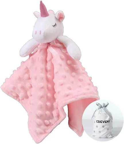 Miniatura 38 de CREVENT Mantas de bebé suaves y acogedoras para niños y niñas + manta de seguridad, juego con una bolsa de regalo esenciales para recién nacidos Gris