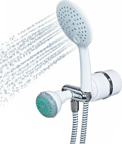 Miniatura 10 de Crystal Quest Sistema de filtración de energía de ducha de mano de lujo, dorado, sin BPA, 1.25-2.5 GPM, cartucho reversible, ideal para decloración