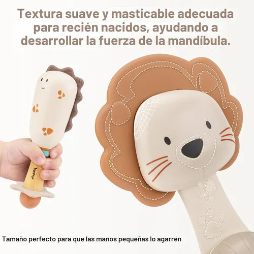 Miniatura 6 de Sonajeros para bebés, juguetes de dentición de 3 a 6 meses, juguetes para bebés de 0 a 6 meses, juguetes sensoriales para bebés recién nacidos