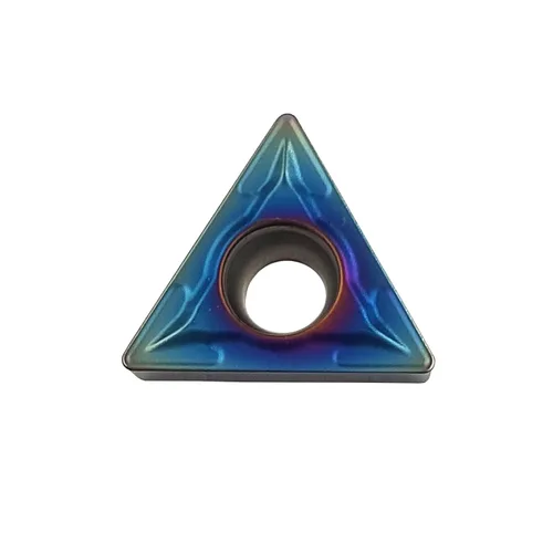 Miniatura 5 de 10 piezas TCMT21.51/TCMT110204 Insertos de carburo con revestimiento nano-azul. El inserto TCMT es adecuado para portabrocas de torneado de 91°
