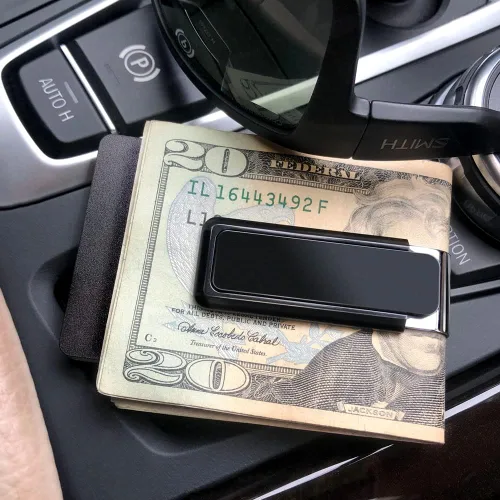 Miniatura 5 de M-Clip Clip para dinero, alternativa minimalista y delgada para llevar en el bolsillo delantero, soporte para efectivo y tarjetas de crédito