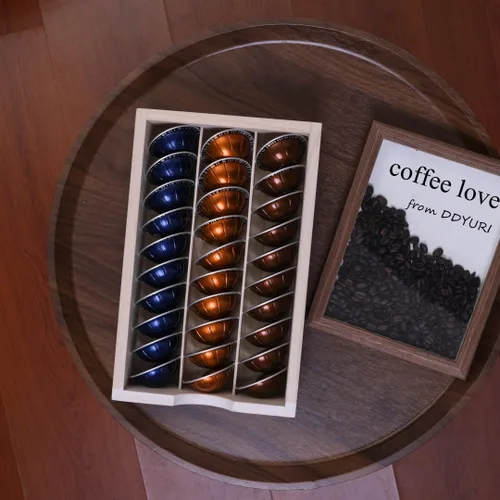 Miniatura 9 de DDYURI Cajón Organizador de Almacenamiento para Cápsulas de Café - Organizador de Escritorio Multifuncional con Cajones Para Cápsulas K de Cafetera