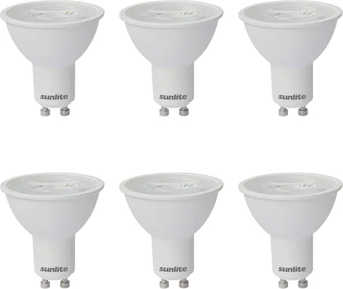 Miniatura 12 de Sunlite Foco reflector LED MR16 41653, 7 vatios (reemplazo de bombilla halógena de 50 W) 120 voltios, 550 lúmenes, haz de inundación de 35°, base