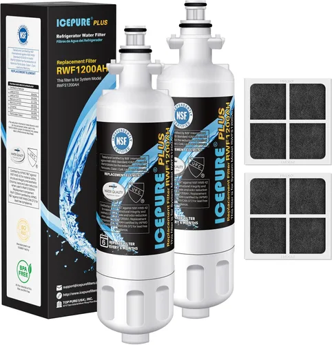 Miniatura 10 de ICEPURE 46-9690 Reemplazo para LG LT700P ADQ36006101, Kenmore Elite 46 9690, LFXC24726S, 469690, ADQ36006102 LMXS27626S LFXS30766S Filtro de agua