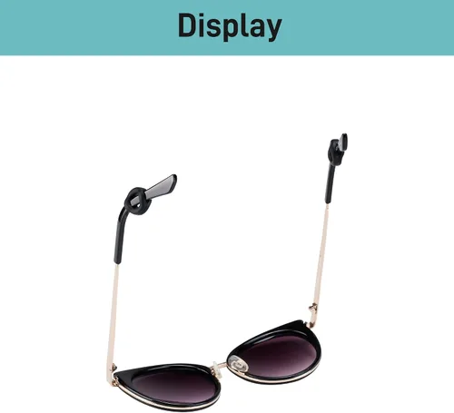 Miniatura 6 de 20 pares de agarres antideslizantes para gafas, soporte de silicona para gafas, retenedor de manga, ganchos para gafas para gafas para deportes