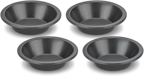 Miniatura 2 de Cuisinart Juego de platos redondos de 4 piezas, mini, gris acero Aleación de acero