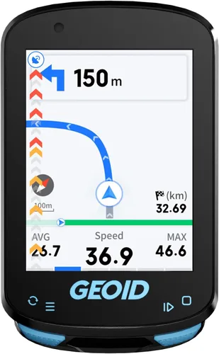 GEOID CC600 Ordenador para Bicicleta/Ciclismo con Pantalla a Color Inalámbrico - Navegación de Ruta con Planificación de Ruta Alternativa, WiFi y