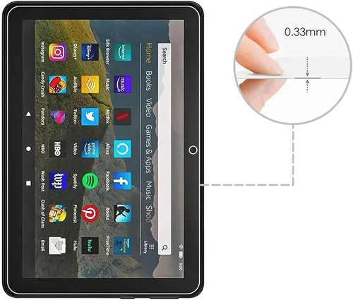 Miniatura 5 de Protector de pantalla de vidrio templado para tablet de 7 pulgadas, paquete de 2 (7 niños)