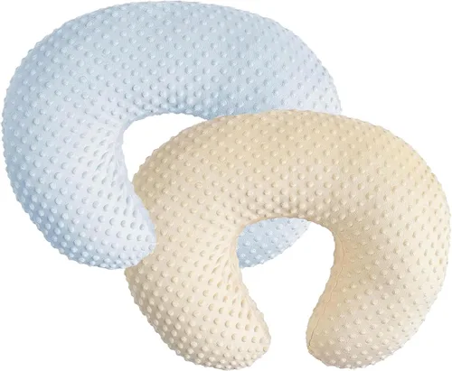 Miniatura 5 de Minky - Funda de almohada para lactancia materna, en forma de U, para bebé, niño y niña, solo funda (azul marino)
