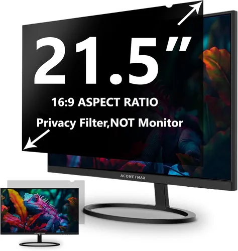 Miniatura 16 de Filtro de pantalla de privacidad de computadora de 20 pulgadas para monitor de pantalla ancha de 16:9 Escudo de privacidad Filtro de luz azul