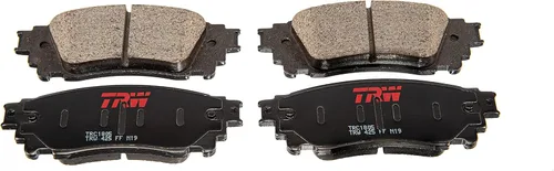 Miniatura 3 de TRW Pro TRC0502 Juego de pastillas de freno de disco para Toyota Land Cruiser 1991-1997, frontal y otras aplicaciones