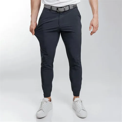 Miniatura 3 de GIERIDUC Pantalones cargo para hombre, pantalones deportivos con bolsillos, informales, con botones abiertos al frente, con bragueta ajustada