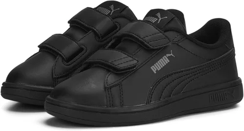 Miniatura 5 de PUMA Tenis unisex Smash 3.0 de cuero con velcro para niños
