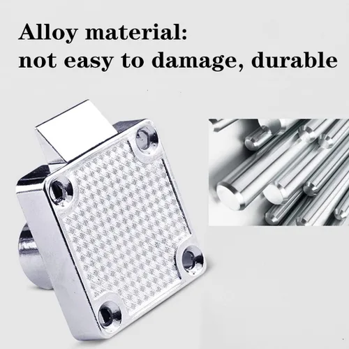 Miniatura 4 de Cajón de lengüeta de bloqueo automático, cajón y broca para muebles, cerradura de escaparate, diámetro de perforación: 3/4 pulgadas/0.748 in
