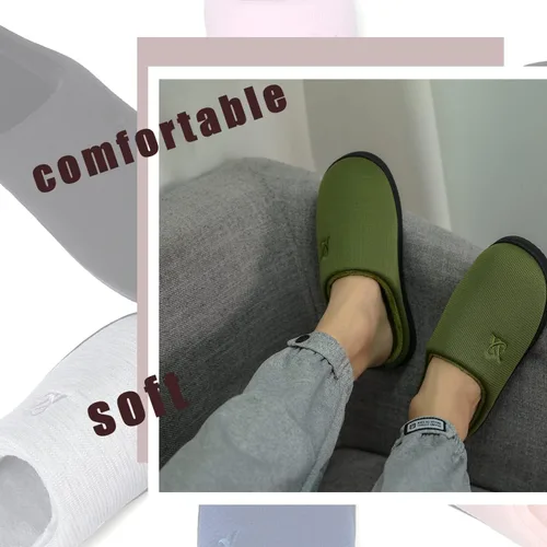 Miniatura 7 de Pantuflas de espuma viscoelástica para mujer y hombre.