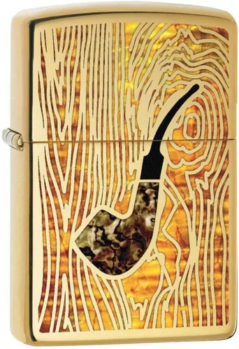 Zippo Encendedor de tubería: tubo de fusión - latón pulido alto 78213
