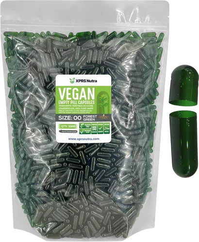 Miniatura 15 de XPRS Nutra Cápsulas vacías de tamaño 00 – 100 cápsulas veganas vacías – Pastillas vacías vegetarianas – Relleno de cápsulas vegetales DIY