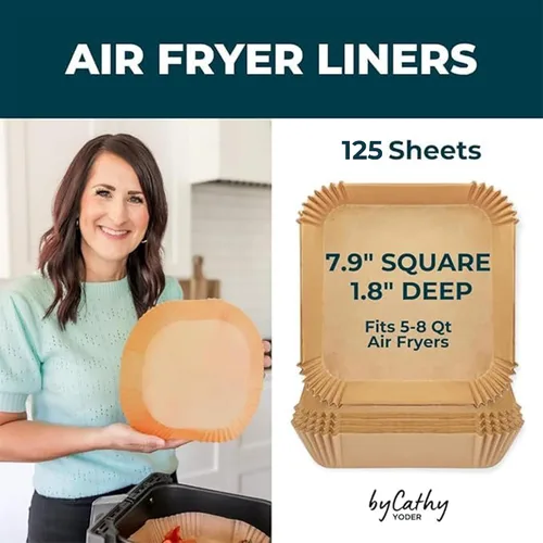 Miniatura 6 de Cathy Yoder's Pine and Pepper - Juego de sábanas magnéticas de temperatura para freidora de aire y forros para freidora de aire, 125 piezas