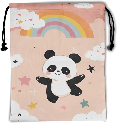 Miniatura 22 de Bolsa de agarre de gimnasia de piel de animal, bolsa de gimnasia con cordón ajustable, bolsa de cuerda para fauna silvestre, Mariposas Galaxy
