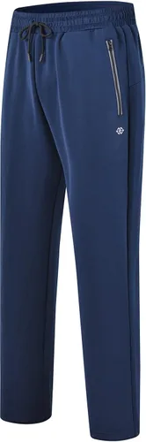 Miniatura 3 de MoFiz Conjunto deportivo para hombre, manga larga, casual, con cremallera completa, para correr, deportivo, 2 piezas