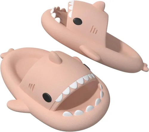 Miniatura 3 de ChayChax- Sandalias con diseño de tiburónnubecaricatura antideslizantes de punta abierta para niños y niñas, muy cómodas, bonitas, suela gruesa