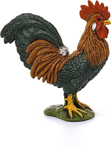 Miniatura 3 de Schleich Farm World, juguetes de animales de granja para niños y niñas, juguetes realistas de pájaros, figura de juguete de gallo, a partir de 3 años