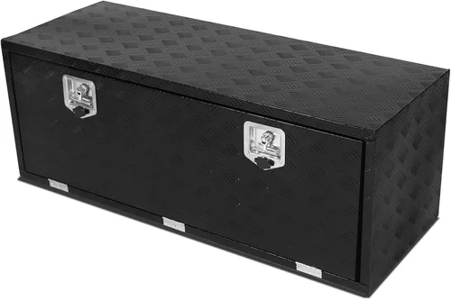 Miniatura 17 de Caja de herramientas de aluminio para camión de 30 pulgadas, caja de herramientas para camión, debajo de la cama, remolque, caja impermeable