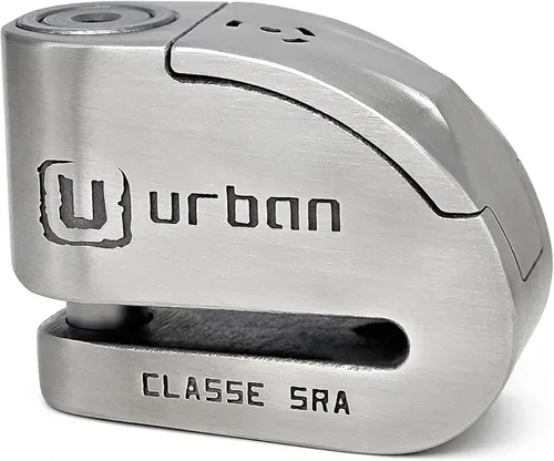 Miniatura 11 de URBAN UR10 Hi-Tech Bloqueo de disco de alarma para motocicleta de 120 dB, máxima seguridad aprobada por SRA, advertencia sensibilidad A+, activación
