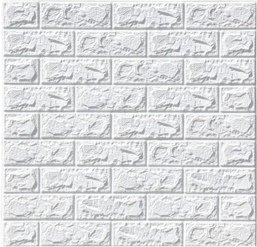 Miniatura 10 de Paneles de pared de espuma 3D, 5 azulejos que cubren 28.7 pies cuadrados, papel tapiz grueso de ladrillo para despegar y pegar para decoración