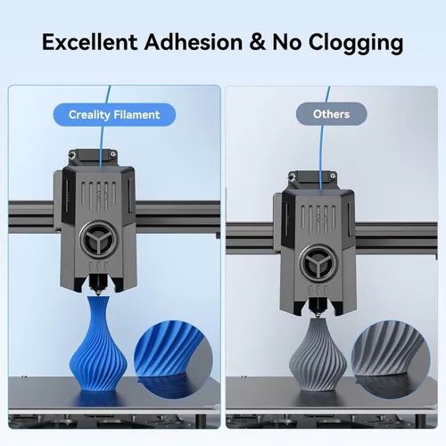 Miniatura 3 de Creality Filamento de impresora 3D, filamento de impresión 3D más resistente y fuerte, precisión +/- 0.001 in, 26.5 lbs, 4.4 lbs, 2 negros, 2