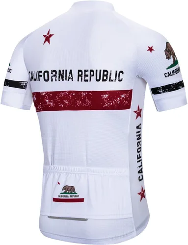 Miniatura 2 de Ciclismo Jersey Hombres Full Zip Bike Shirt Racing Top Bicicletas Ropa