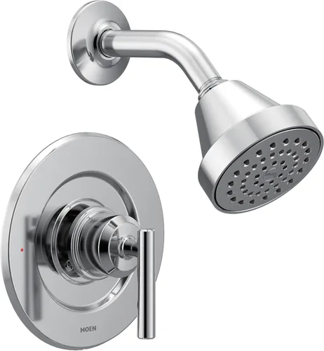 Moen Gibson cromo Posi-Temp con equilibrio de presión y rendimiento ecológico, solo parte exterior para ducha moderna, válvula requerida, T2902EP