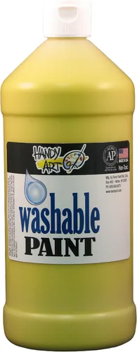Miniatura 9 de Handy Art Pintura lavable de 16 onzas, color negro