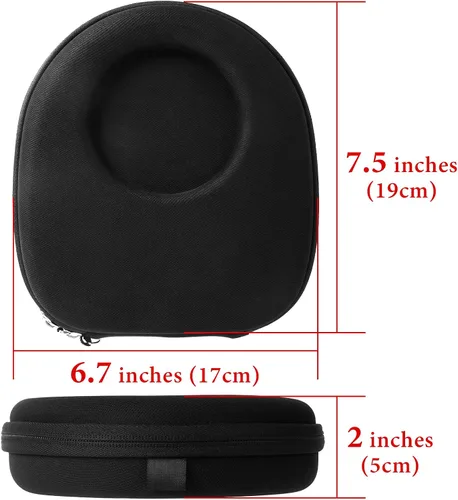 Miniatura 4 de Linkidea Funda de transporte para auriculares compatible con JBL Tune 500, Tune 510BT, Tune 520BT, Tune 570BT, bolsa de viaje protectora de repuesto